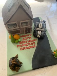 House birthday cake